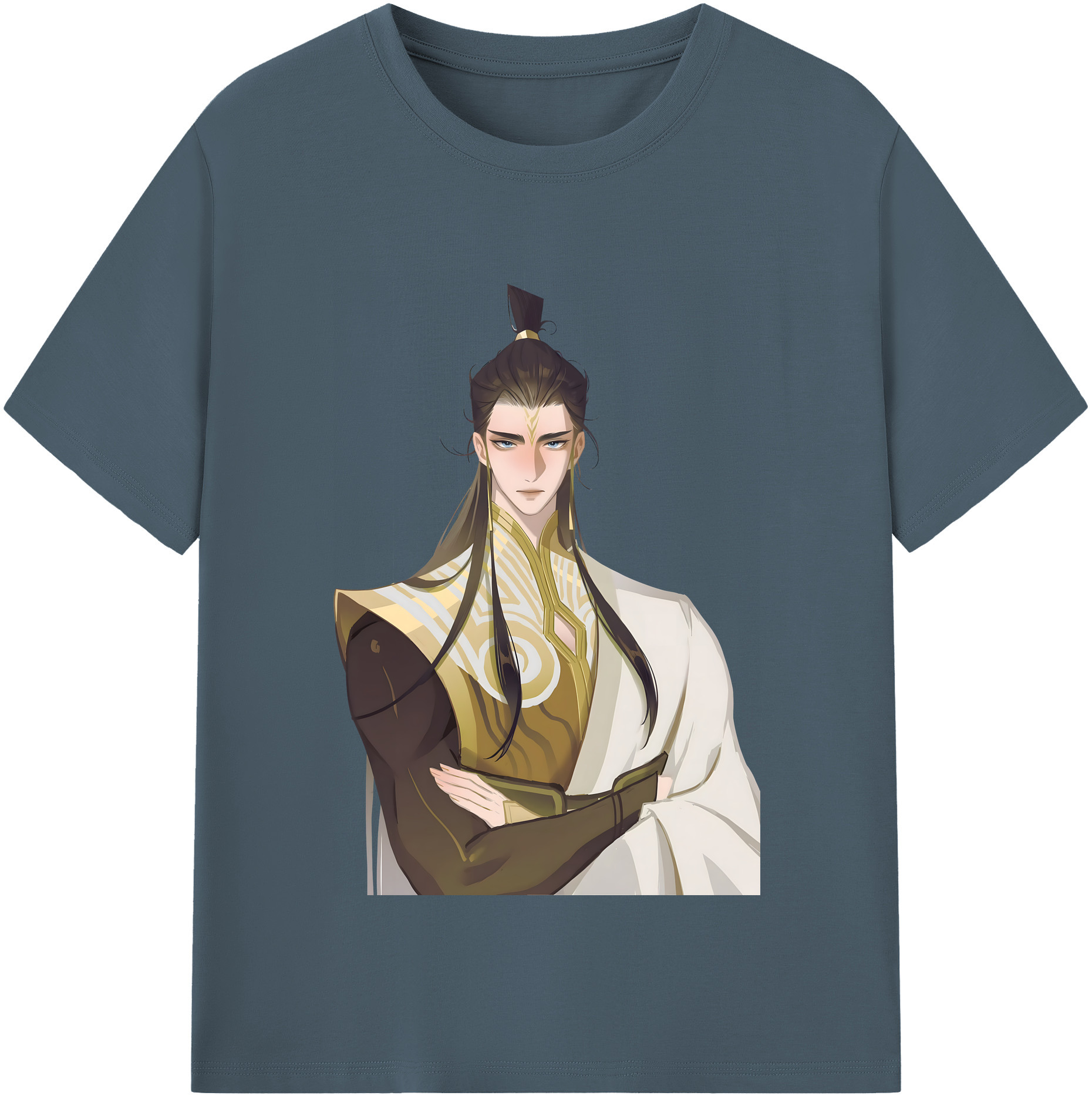（画像用） Ne Zha 2 ナタ 魔童の大暴れ 綿100％半袖Tシャツ（フロントプリント）